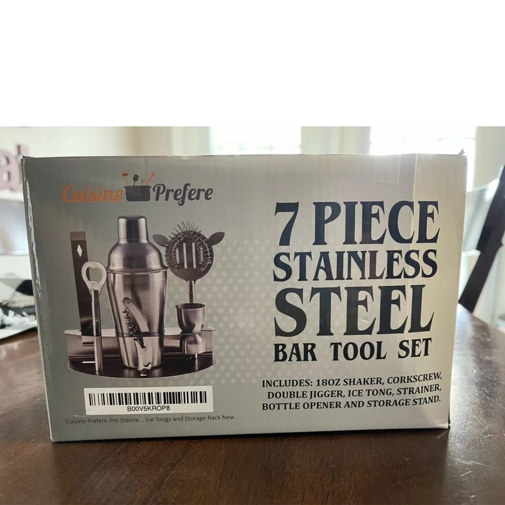 Bar tool mixology stainless steel set. New in box